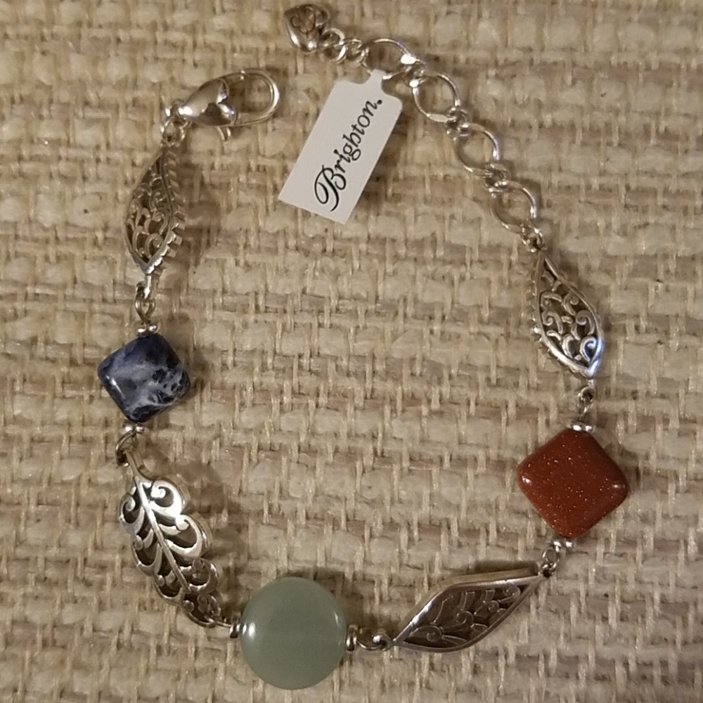 Brighton Barbados Leaves Stone Bracelet *